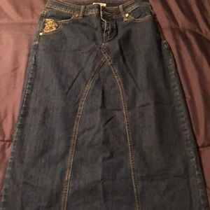 Cato blue Jean skirt